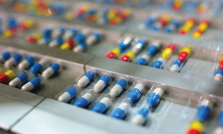Image showing pills being managed by a pharmaceutical 3PL