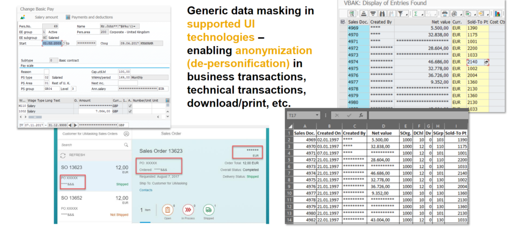 SAP UI Masking and Logging