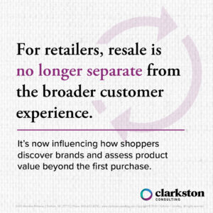 For retailers, resale is no longer separate from the broader customer experience. It’s now influencing how shoppers discover brands and assess product value beyond the first purchase.