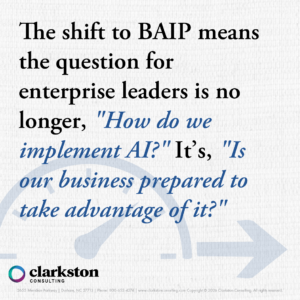 Quote from blog post pieceWhat the Shift from SAP BTP to BAIP Means for the Autonomous Enterprise. "The shift to BAIP means the question for enterprise leaders is no longer, "How do we implement AI?" It’s, "Is our business prepared to take advantage of it?""