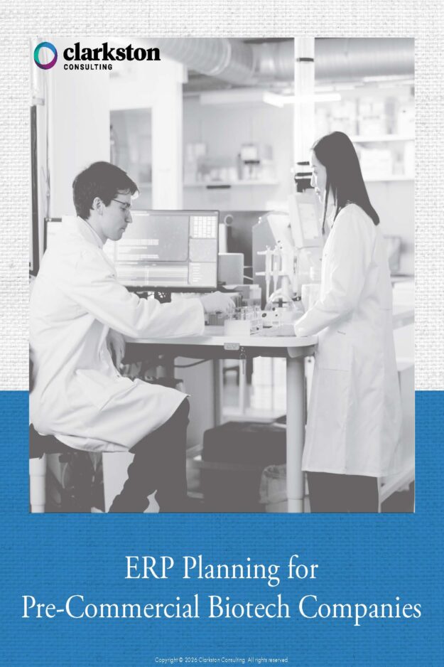 ERP Planning for Pre-Commercial Biotech Companies_Cover